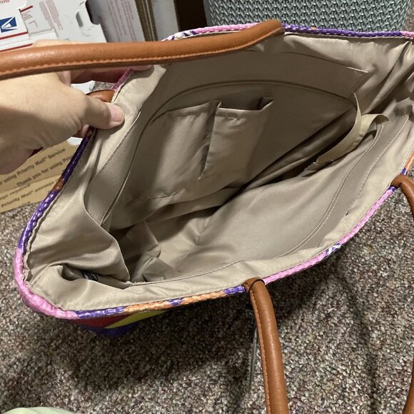 MMS Design Studio Diamond Days Shoulder Purse, Multi-Colored - NWT - Picture 6 of 8